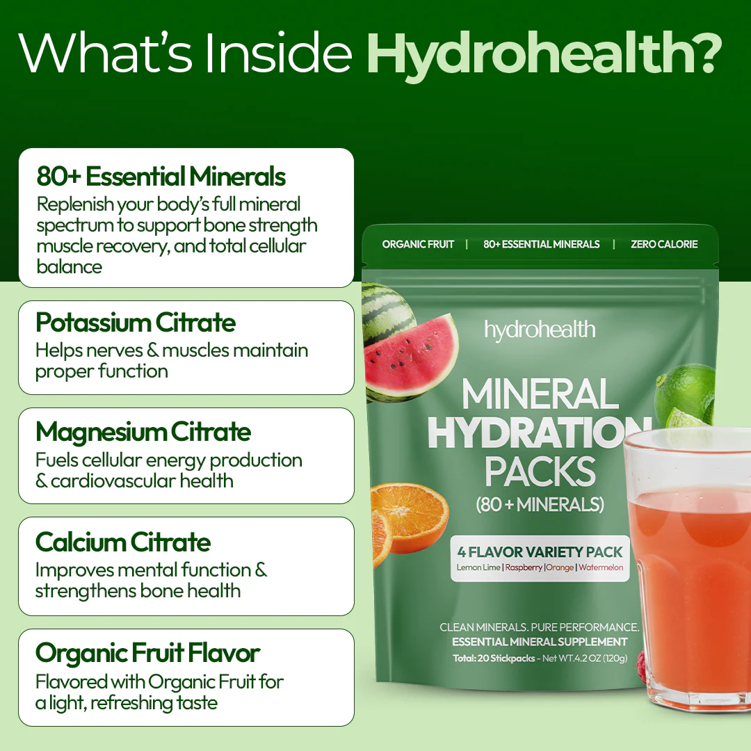 Mineral Hydration Packs (4 Flavor Electrolytes) - Image 5