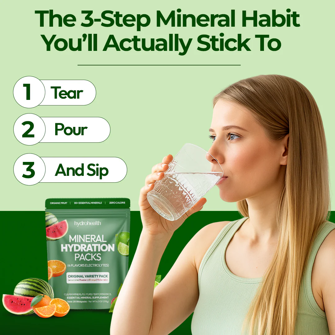 Mineral Hydration Packs (4 Flavor Electrolytes) - Image 6